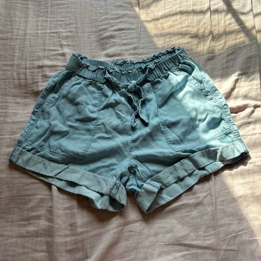 Aerie Light Blue Cargo Shorts